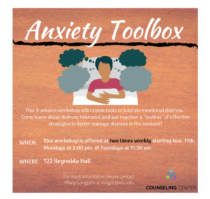 Anxiety workshop