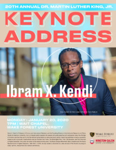 poster: Keynote address by Dr. Ibram X. Kendi