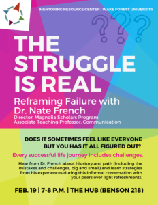 workshop on Reframing Failure