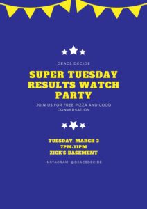 Super Tuesday watch party