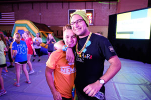 Wake Forest students dance to raise money for cancer research at the annual Wake n Shake dance marathon in Reynolds Gym on Saturday, March 19, 2016.