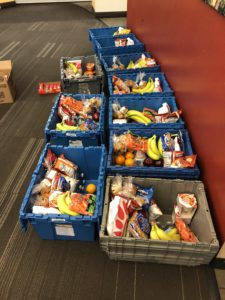 grocery bins for on-campus students