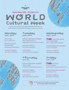 World Cultural Week activities