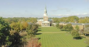 A sunny Quad on 10/27/20