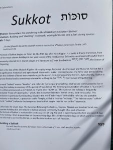 Sukkot description