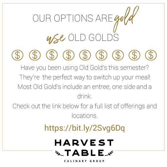 Old Gold meal education