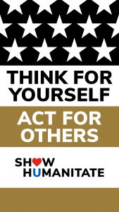 Show Humanitate at the election: think for yourself, but act for others