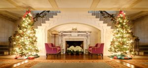 Reynolda House Museum of American Art is decorated for the holidays on Friday, December 16, 2016.