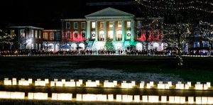 Wake Forest holds the annual Lighting of the Quad ceremony on Hearn Plaza on Tuesday, December 4, 2018.