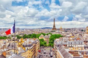 view of Paris skyline