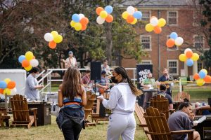 Spring Wake, an outdoor celebration of spring with food trucks, games, and live music