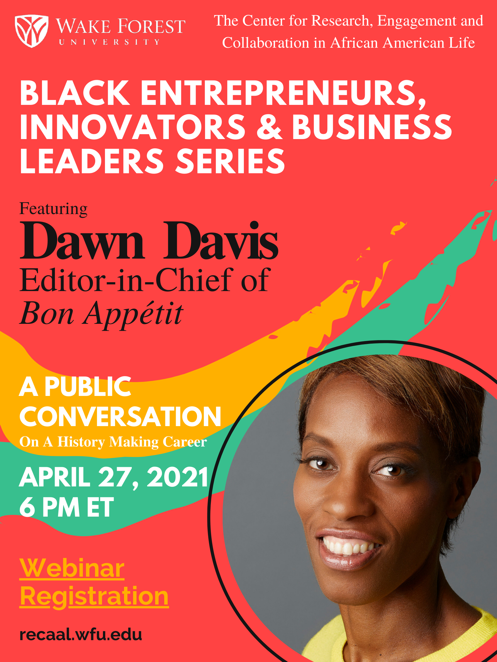Dawn Davis, the first Black female Editor in Chief of Bon Appétit.