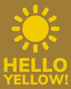 Hello Yellow graphic