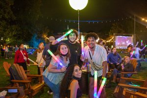 Students enjoy WakeChella featuring Wiz Khalifa on Manchester Plaza on Saturday, April 17 2021.