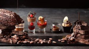 buffet of scrumptious chocolate desserts