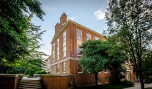 Tribble Hall, on the campus of Wake Forest University, Wednesday, May 26, 2021.