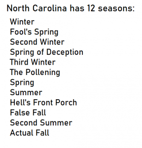 12 seasons of NC