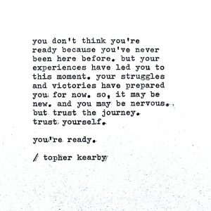 You are ready poem