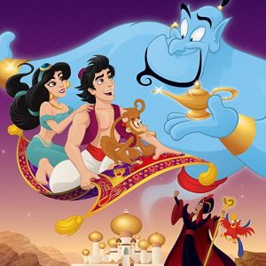 poster of the animated movie Aladdin