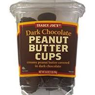 trader joe's dark chocolate peanut butter cups