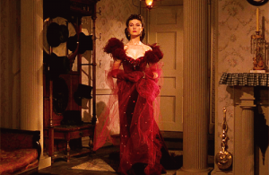 Scarlett O'Hara in her red dress - Gone with the Wind