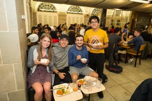 Deacon Dining host Pitsgiving. A week before Thanksgiving, a Thanksgiving meal is served at the Fresh Food Company on Thursday, November 21, 2019.