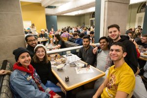 Deacon Dining host Pitsgiving. A week before Thanksgiving, a Thanksgiving meal is served at the Fresh Food Company on Thursday, November 21, 2019.