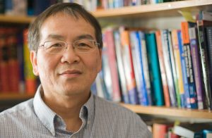 Wake Forest political science professor Wei-chin Lee in his Tribble Hall office