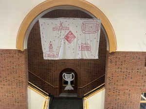 ZSR finals decorations with a Harry Potter theme