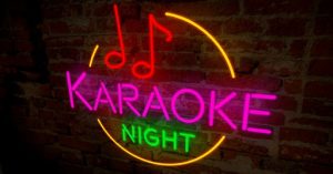 karaoke sign