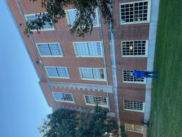 impossibly long window washer pole