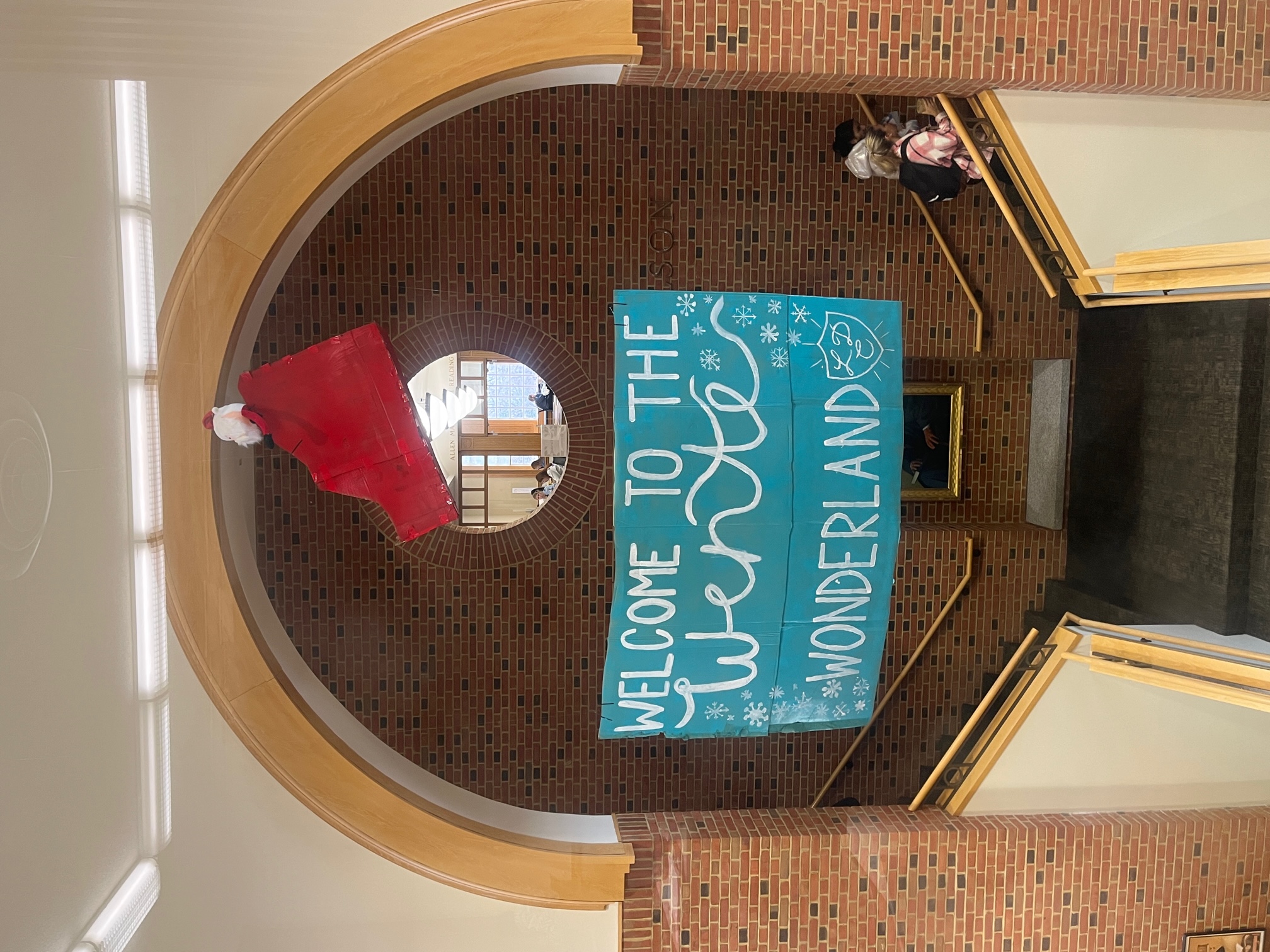 Library Decorating Committee finals posters - Welcome to the Wente Wonderland
