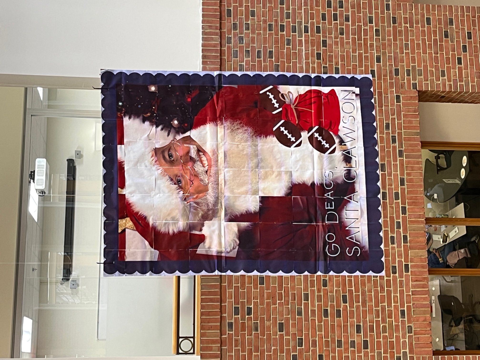 Library Decorating Committee finals posters - Santa Clawson
