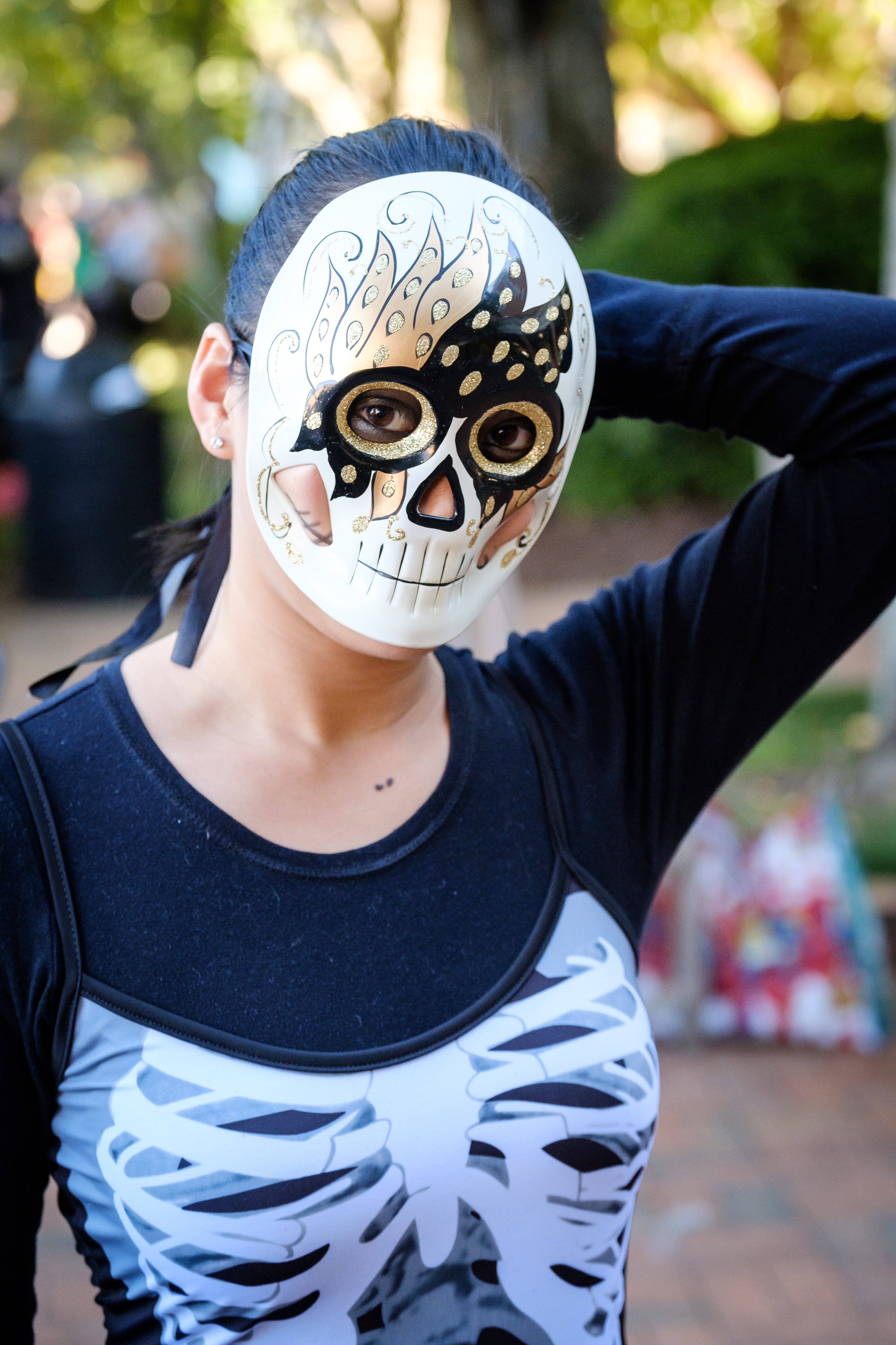 Wake Forest students host children from local elementary schools for a Halloween party on the quad during the annual volunteer service event Project Pumpkin, on Hearn Plaza on Wednesday, October 24, 2018.