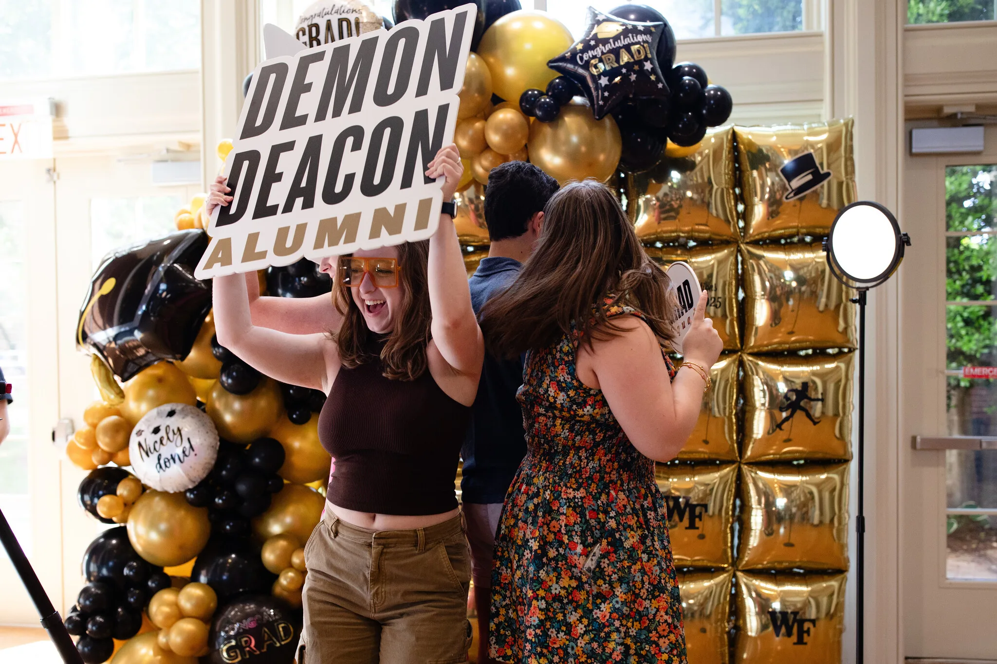 Wake Forest University hosts a celebration for the C/o 2025 class and their families in the ZSR Library.
Jess Martin for Red Cardinal Studio