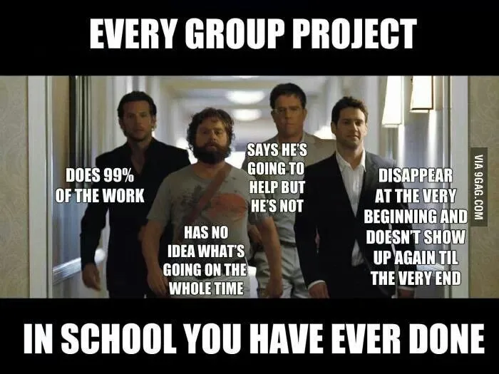 Group project meme