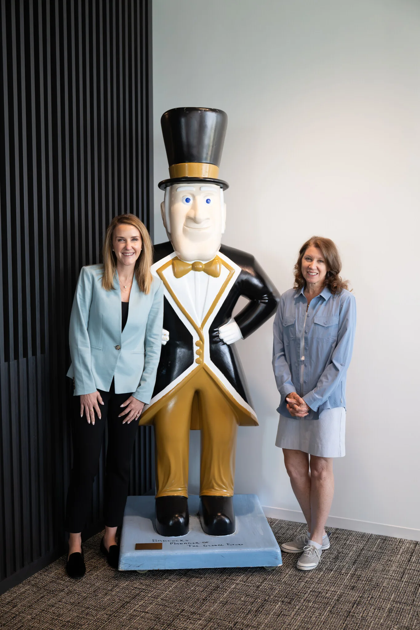 Wake Forest University Staff and faculty pose with students at The Pearl in Charlotte NC for marketing photos on Thursday, May 21st, 2026.