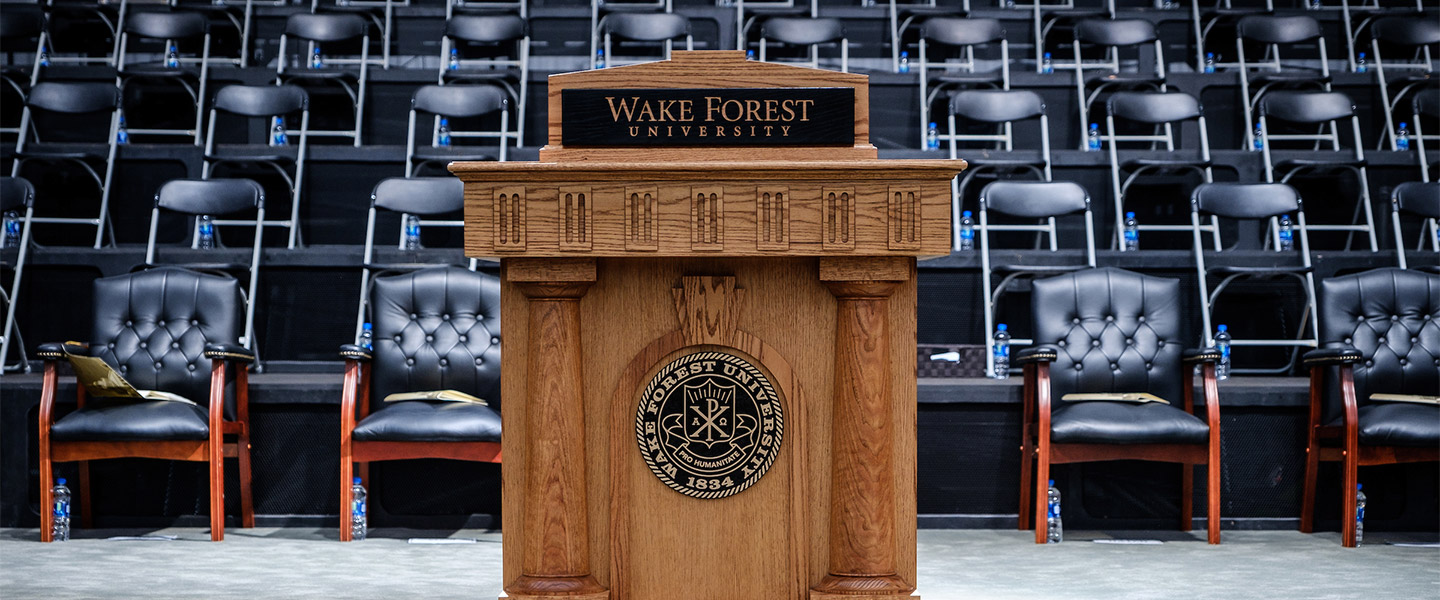 Schedule of Events Commencement Wake Forest University