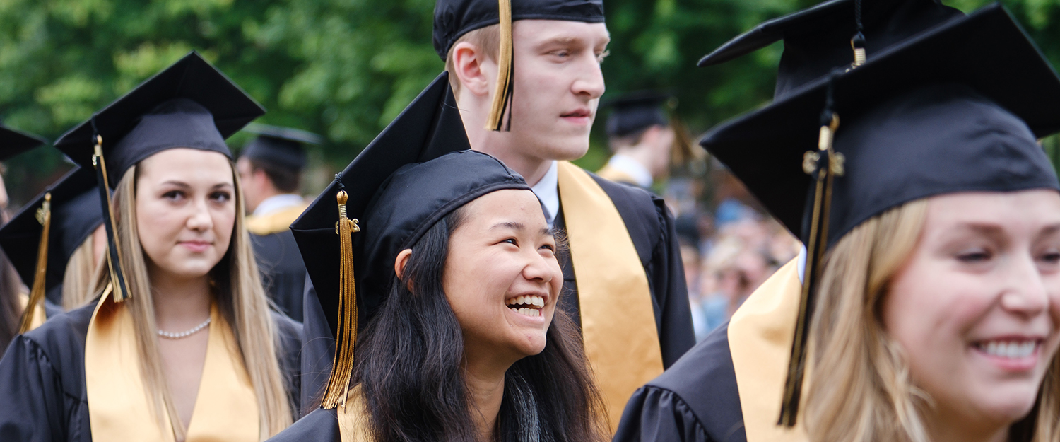 Graduate Lineup Commencement Wake Forest University