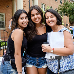 Students on move-in day