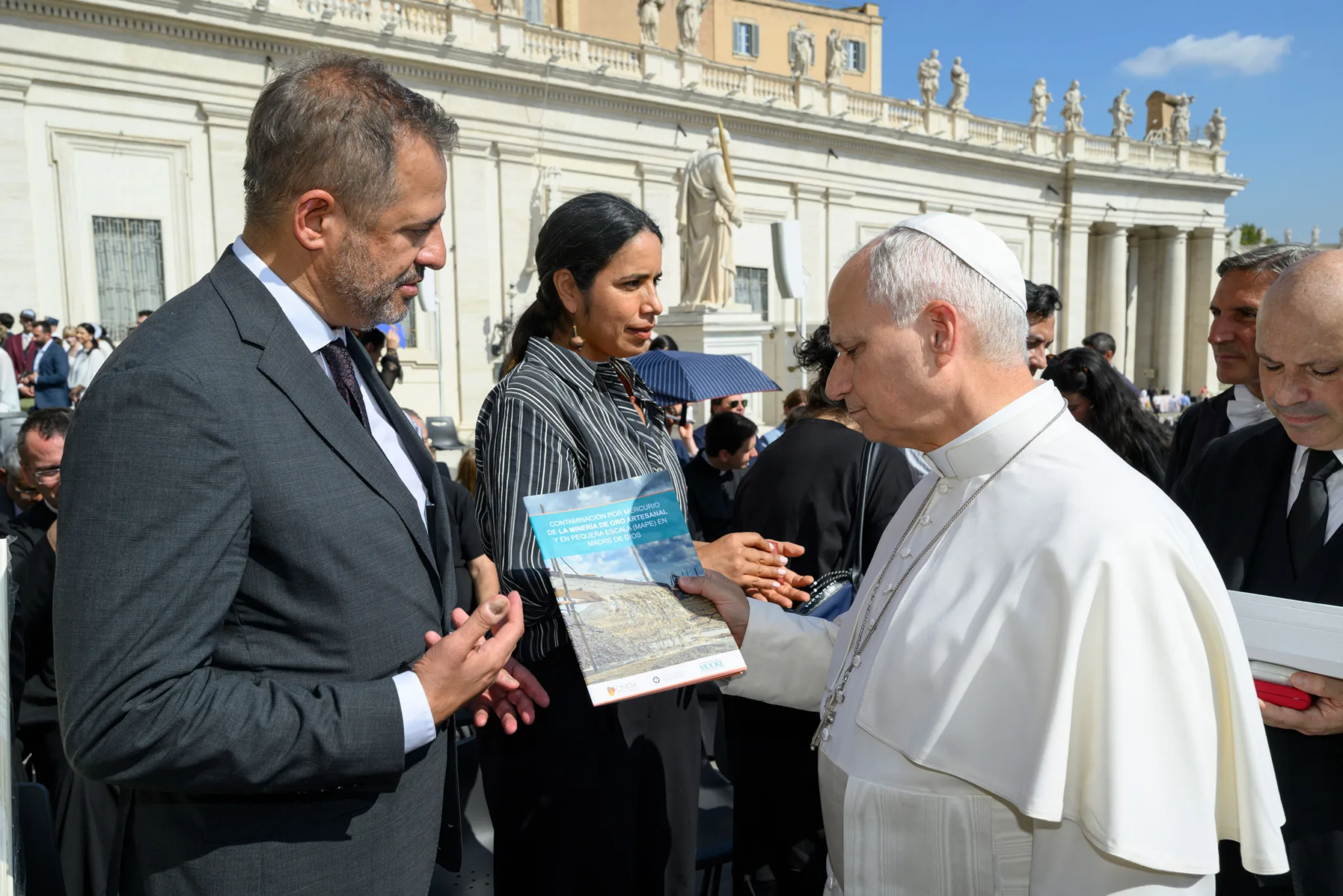 Wake Forest-CINCIA researchers brief pope on Amazon mercury pollution