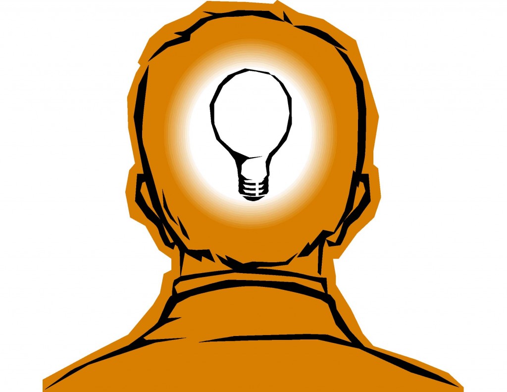 Brain lightbulb