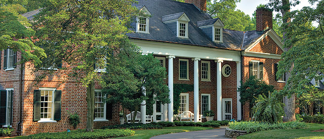 The President's Home of Wake Forest University was built in 1929 for Ralph and Dewitt Hanes and was donated to the University in 1988.
