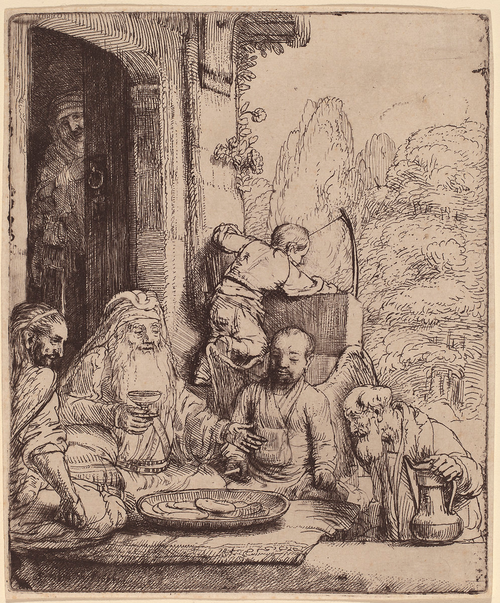 Image of Rembrandt's - Abraham Entertaining Angels