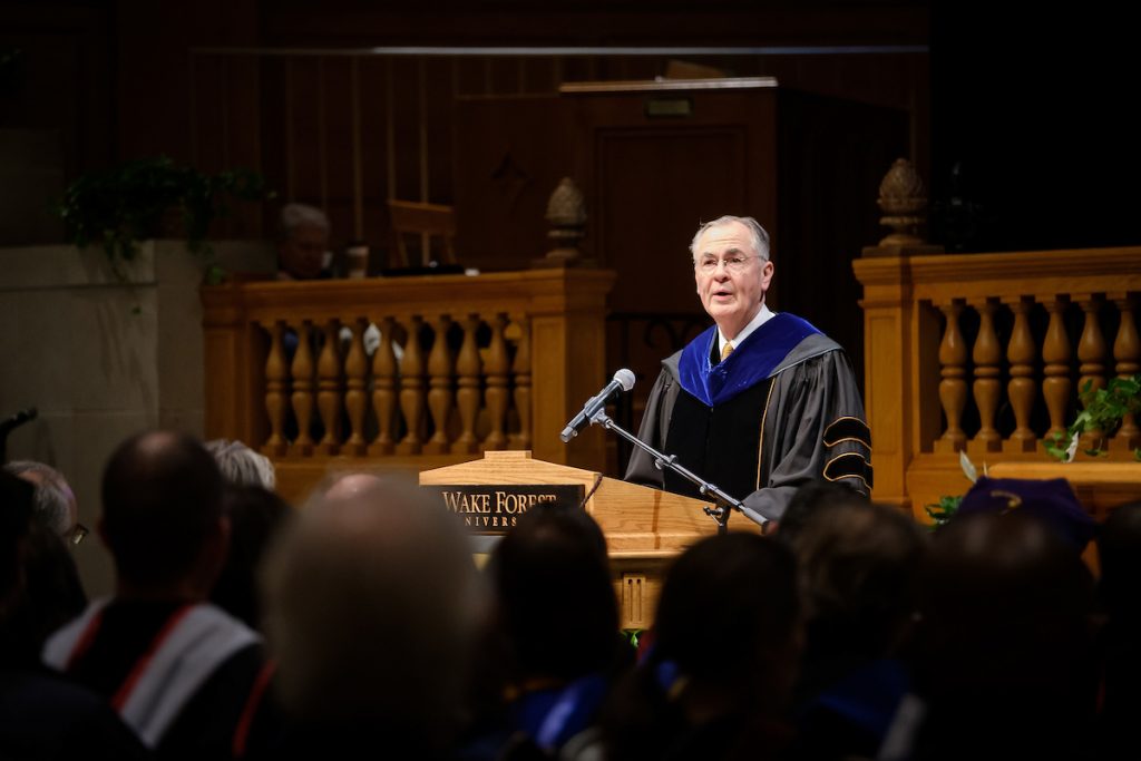 President Hatch speaks at Convocation