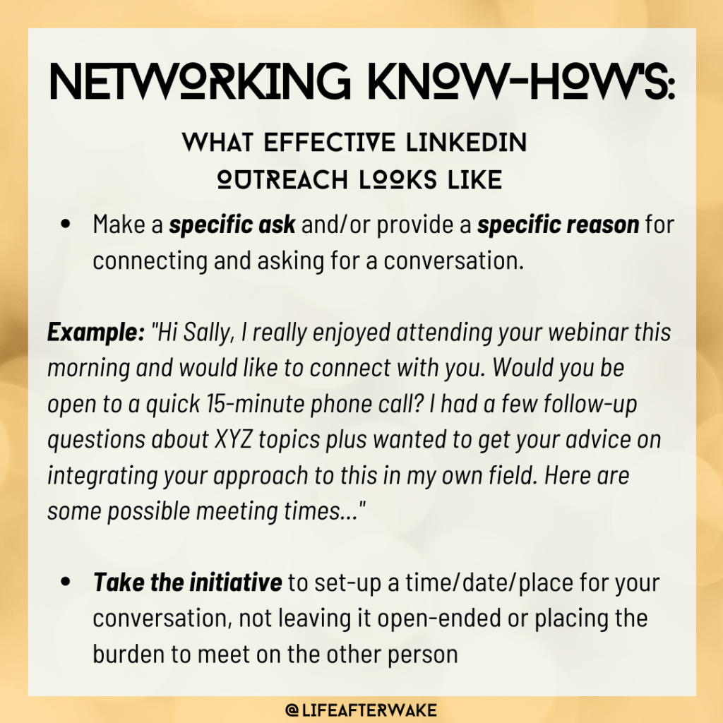 Networking Know-How's: What Effective LinkedIn Outreach Looks Like