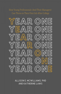 ear One Book Cover, gray background with Year One written in white and gold