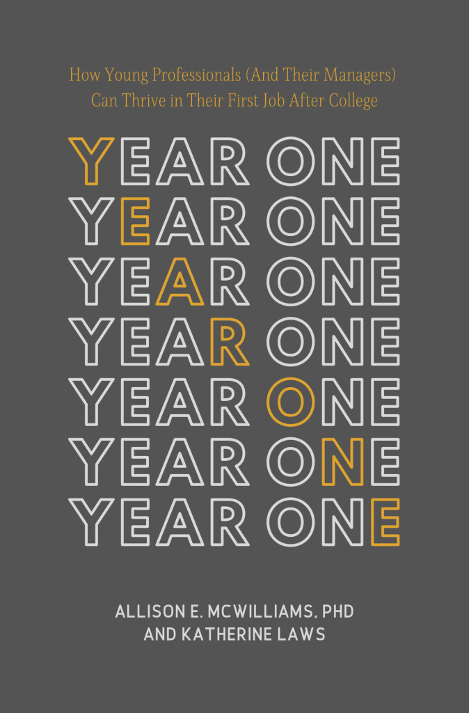 ear One Book Cover, gray background with Year One written in white and gold