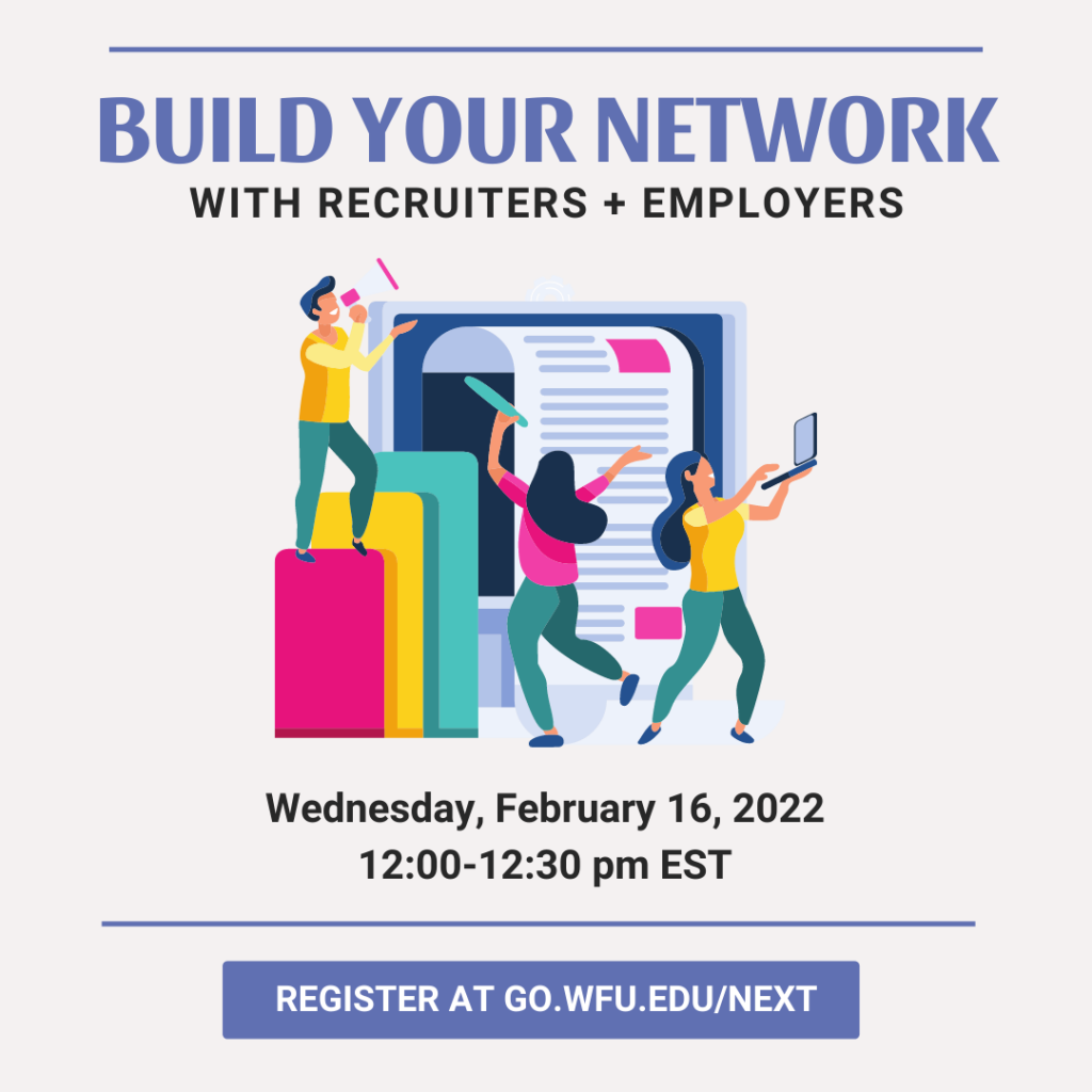 Build Your Network With Recruiters + Employers