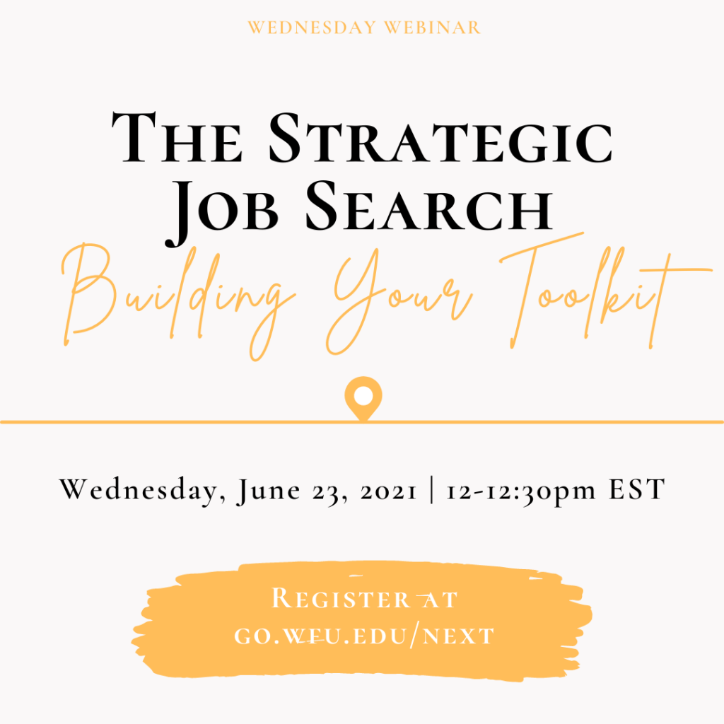 The Strategic Job Search: Building Your Toolkit